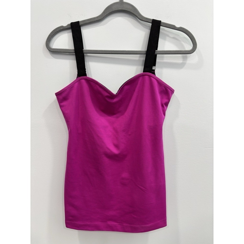 GAIAM Pink Tankini Swim Top Medium/ Small Eco Stretch